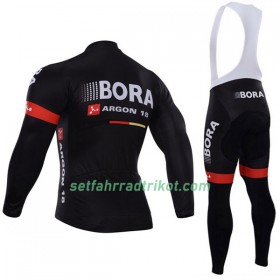 Radbekleidung Radtrikot Langarm + Lang Trägerhose 2017 Bora-Hansgrohe N003